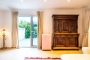 Lounge with doors to patio